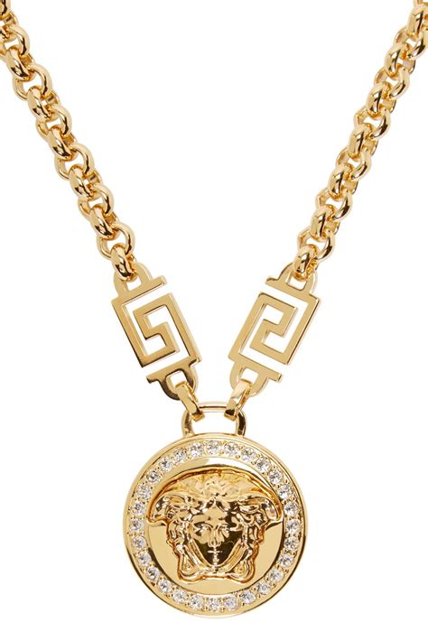 medalion versace|custom solid gold versace necklace.